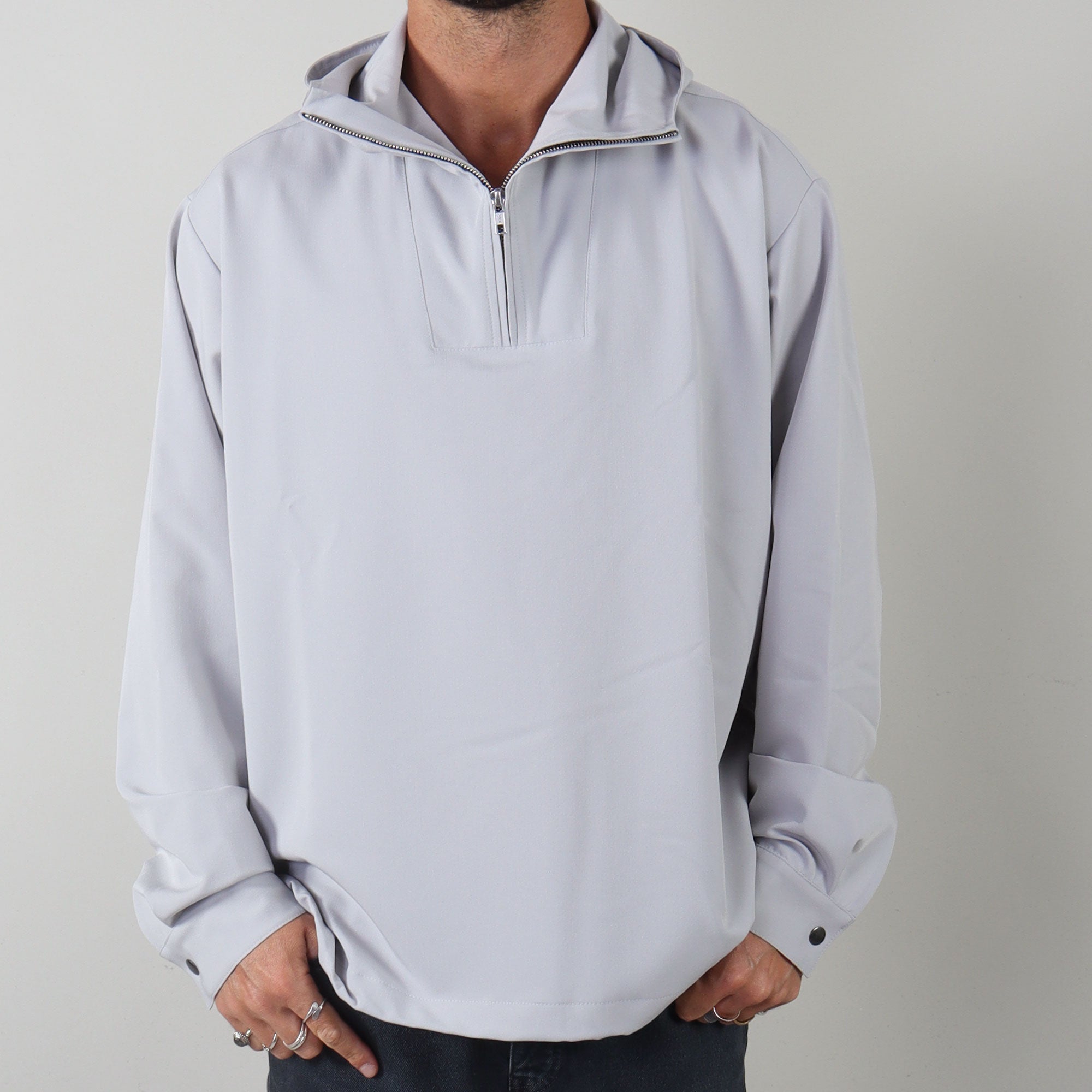 PRJCT anorak light grey