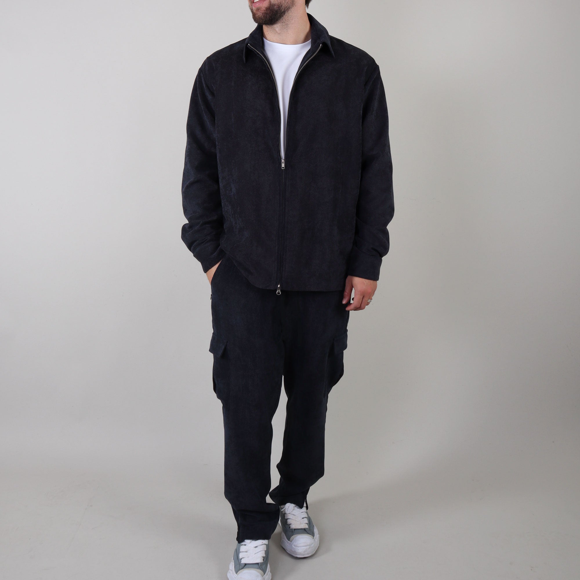 PRJCT cargo rib pants navy