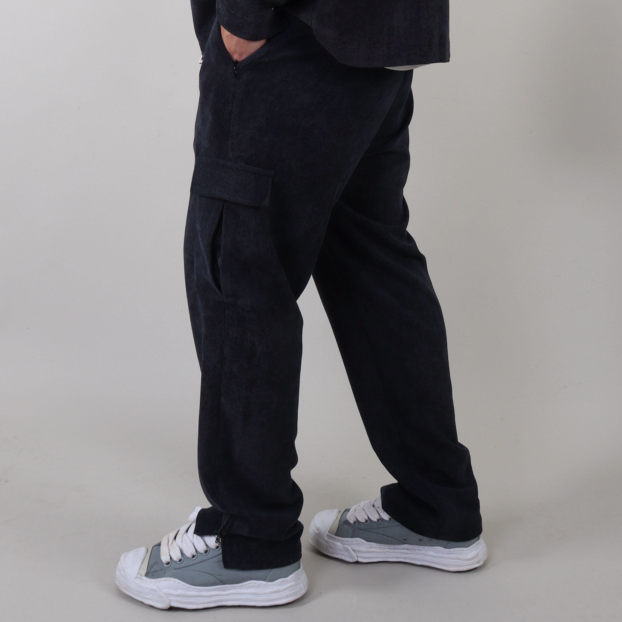 PRJCT cargo rib pants navy