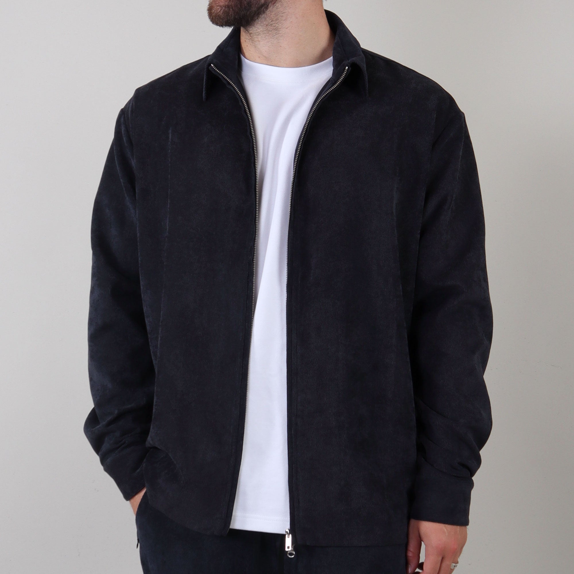 PRJCT Corduroy jacket navy