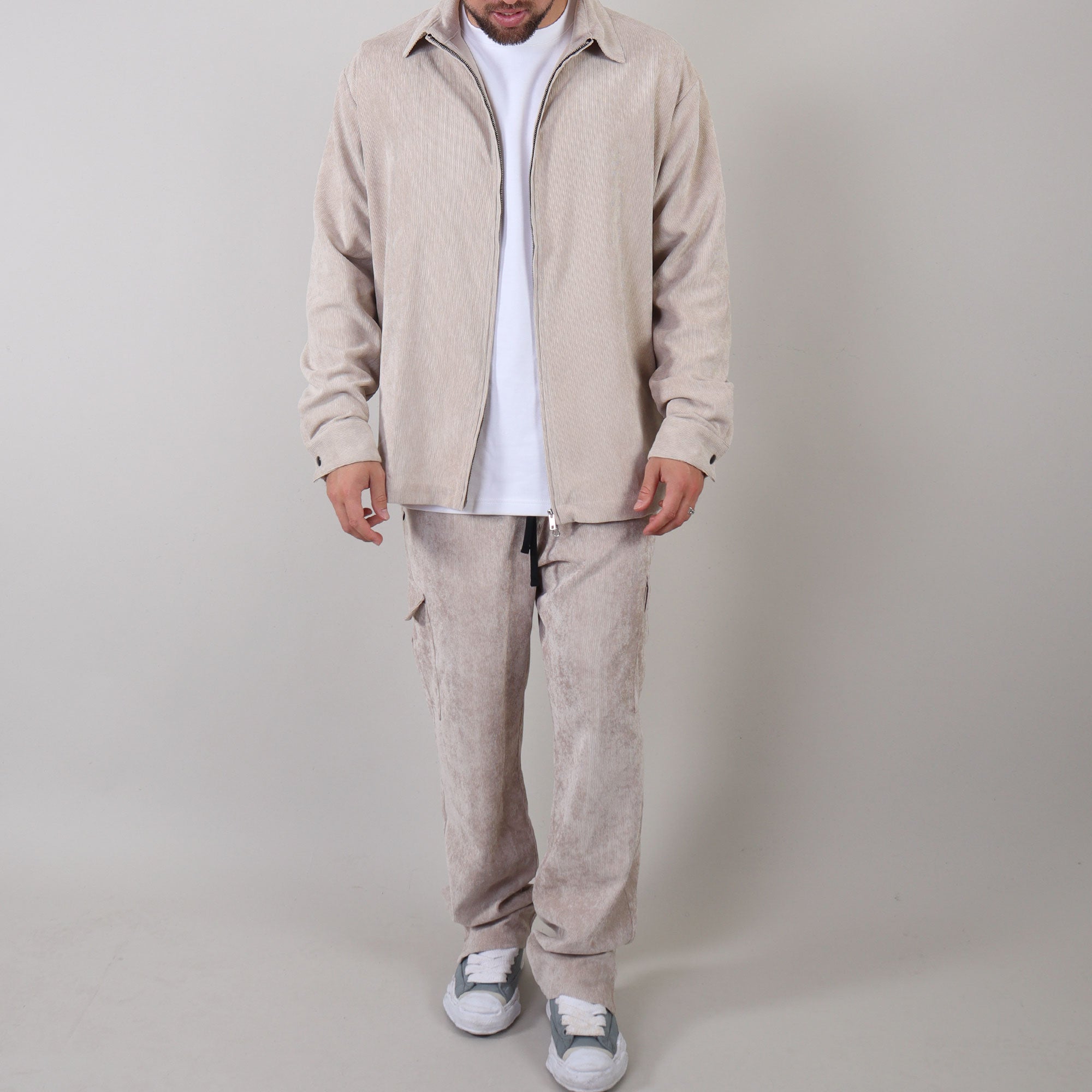 PRJCT Corduroy jacket beige