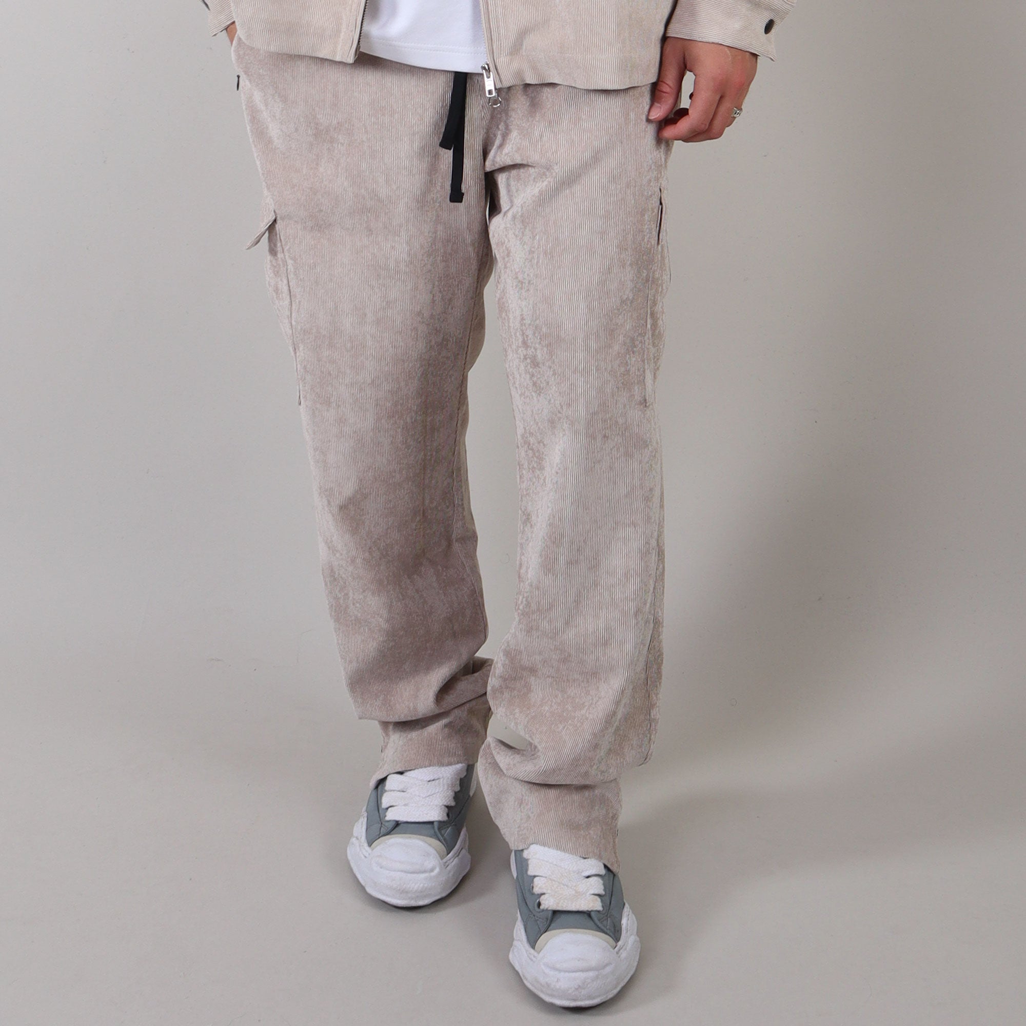 PRJCT cargo rib pants sand