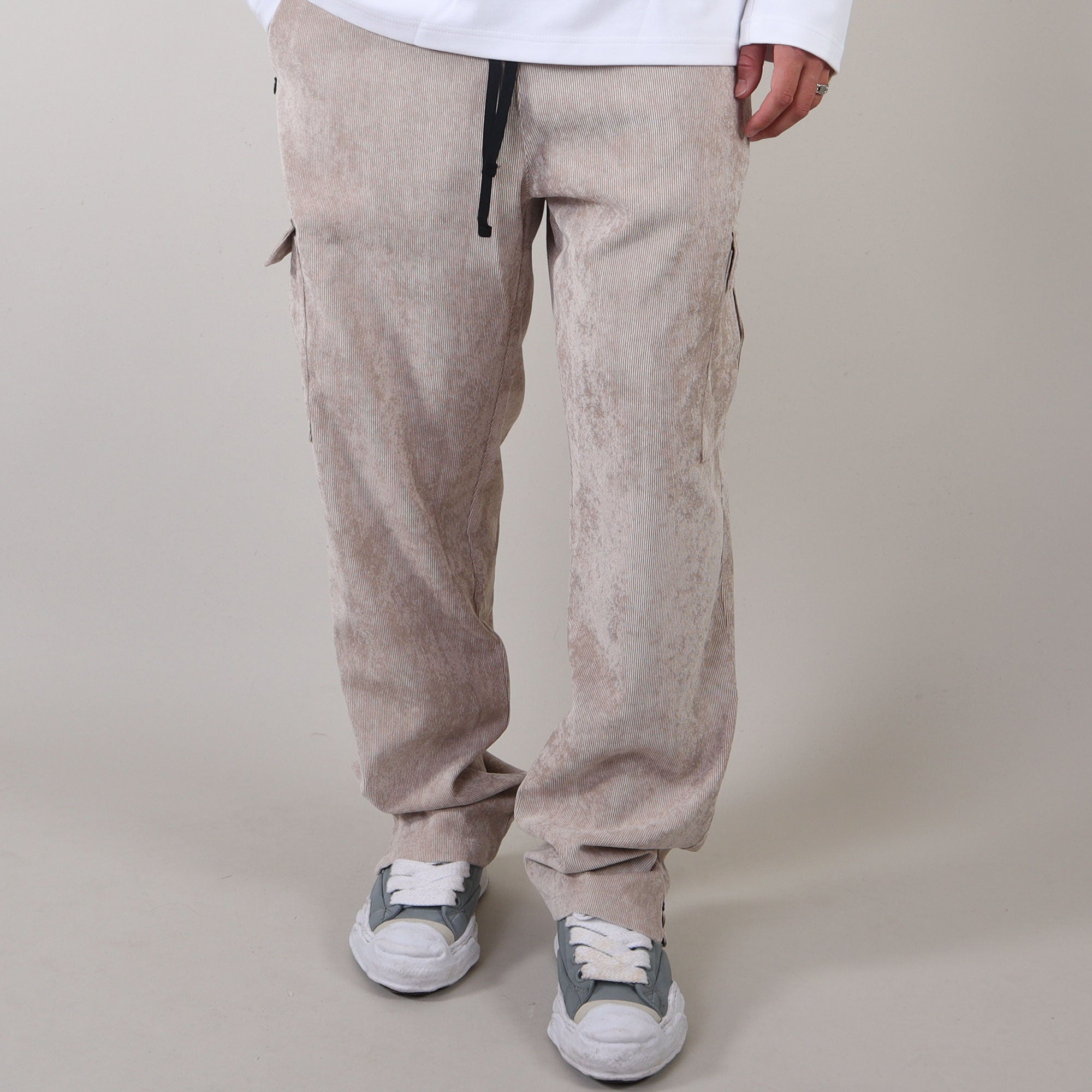 PRJCT cargo rib pants sand