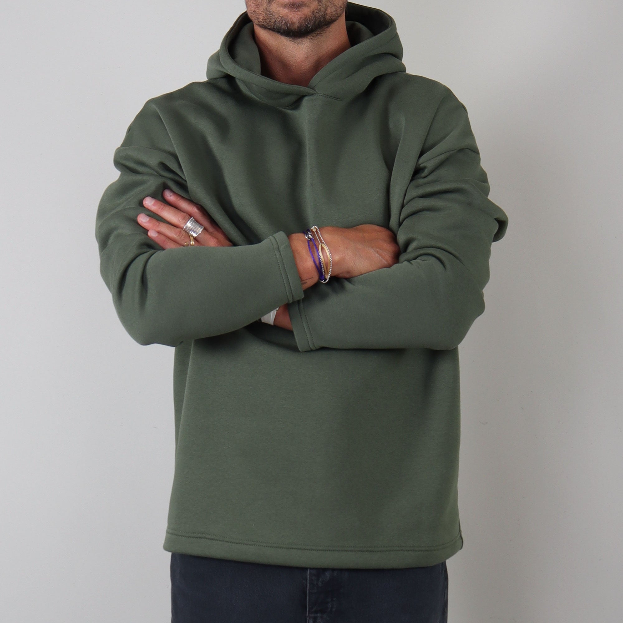 PRJCT hoodie green