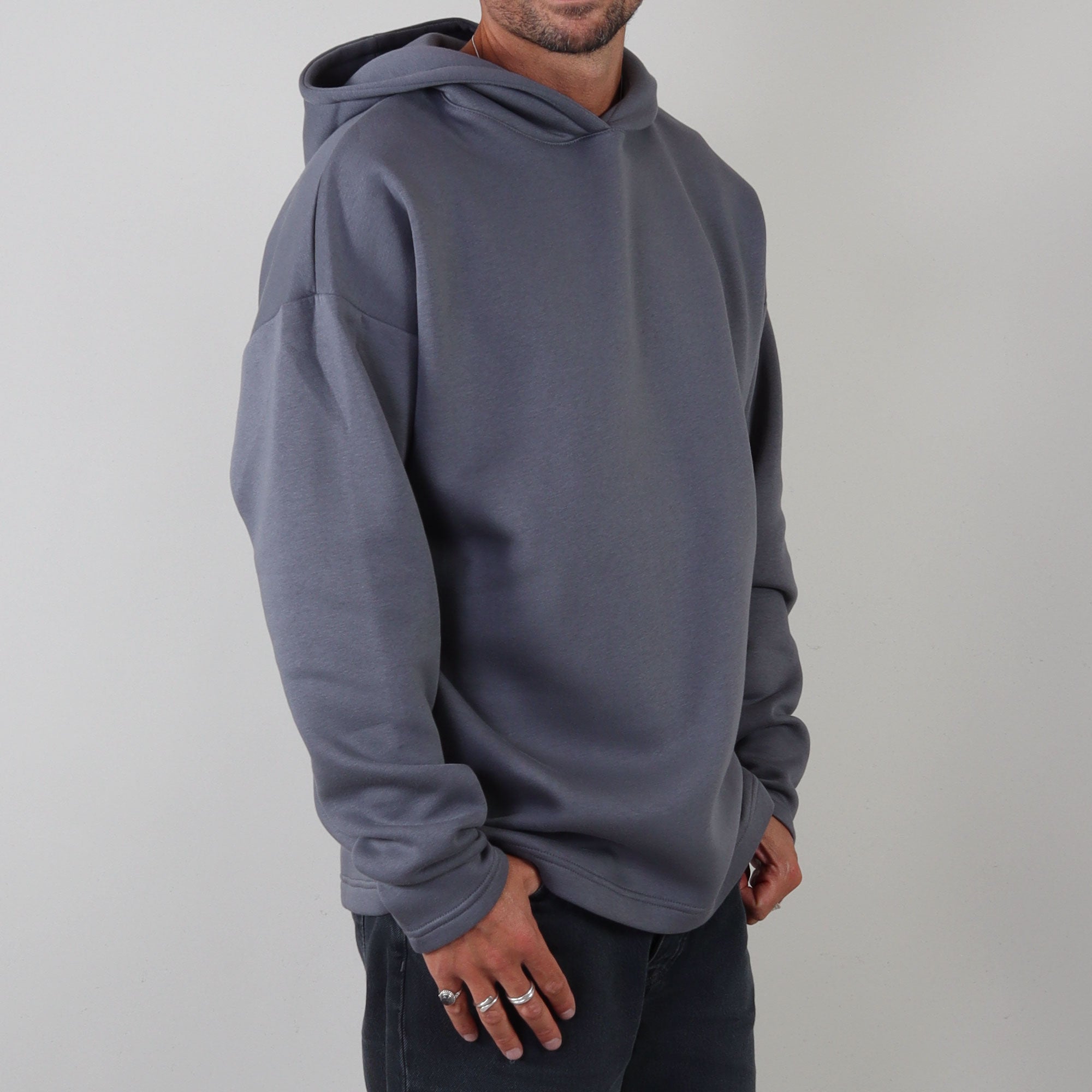 PRJCT hoodie grey