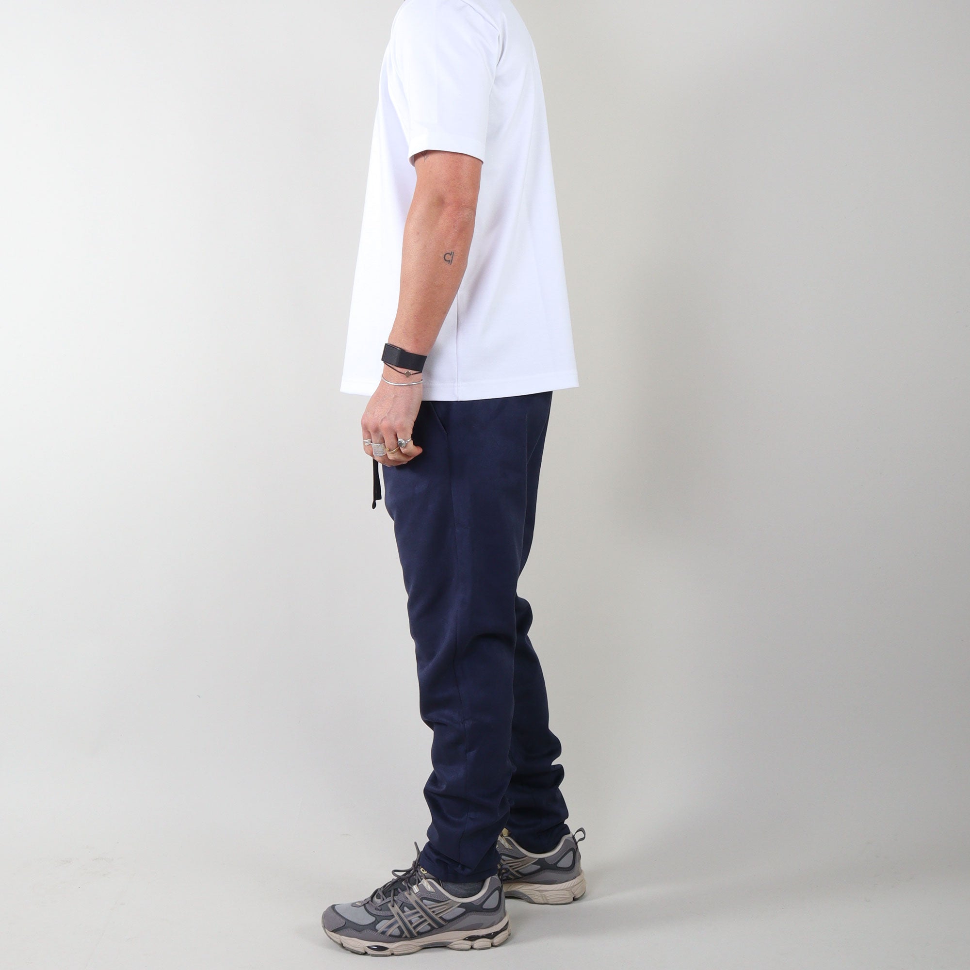 PRJCT suede pants regular navy