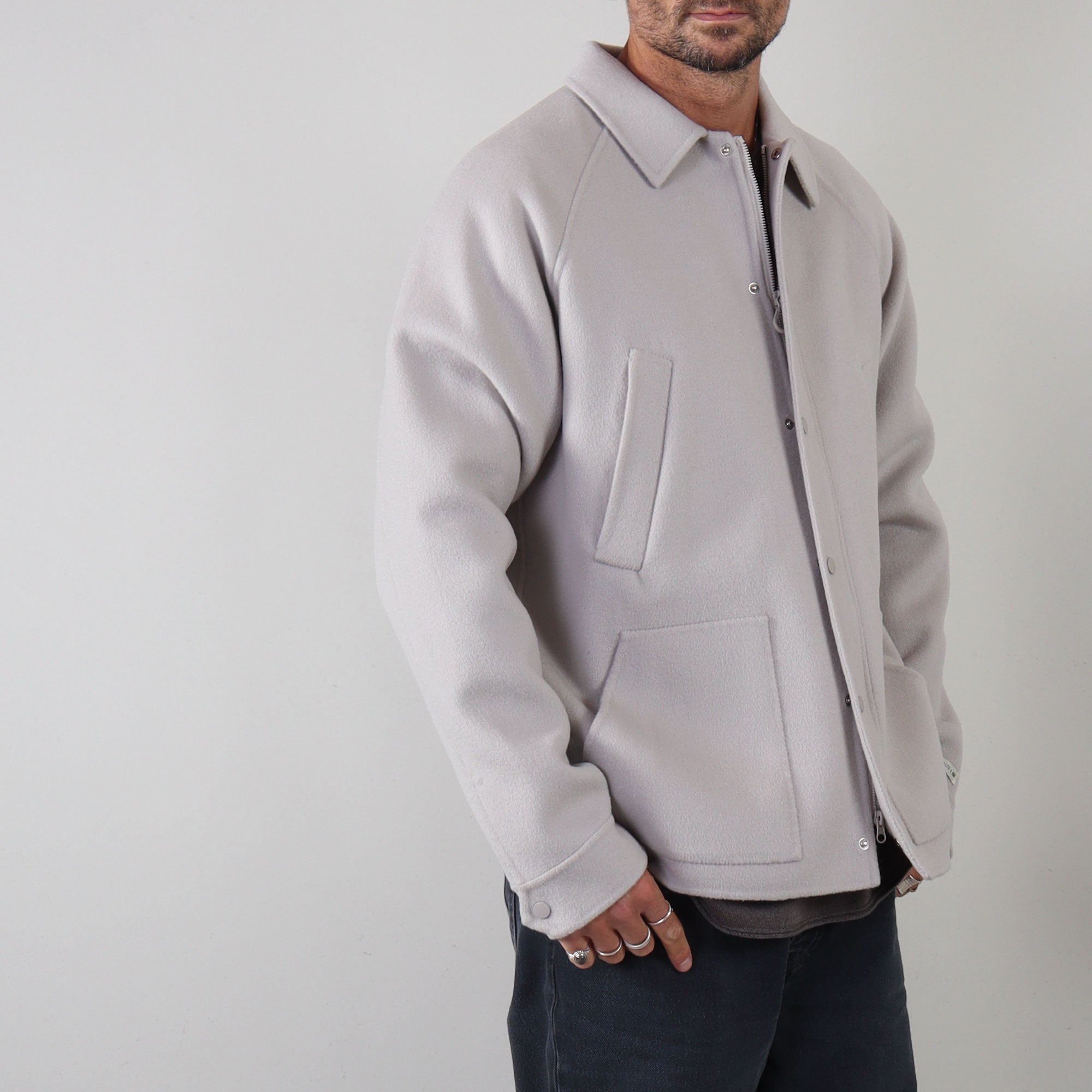 Palto Yuri jacket light grey